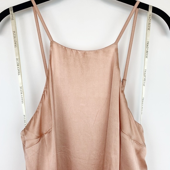 ⚡️[Tracy Reese] 💋 Fringed Silk Halter Top in Pink - Picture 6 of 9